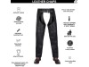 Thick Cowhide Genuine Leather Motorcycle Riding Pants for Men and Women