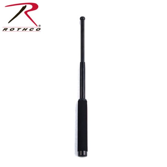 ROTHCO EXPANDABLE STEEL BATON W/SHEATH / BLK-16''