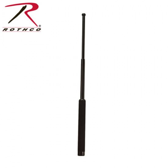 ROTHCO EXPANDABLE STEEL BATON W/SHEATH/BLK-21''  