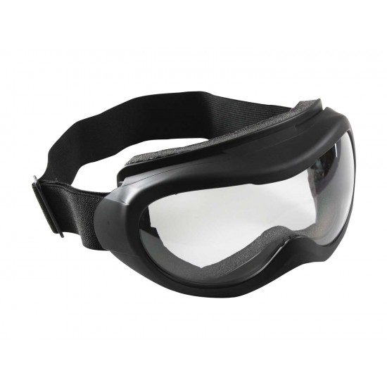 ROTHCO TACTICAL GOGGLES-BLK W/CLEAR LENS / 'CE' 