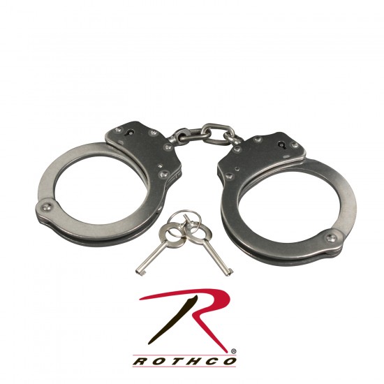 ROTHCO STAINLESS STEEL HANDCUFFS  