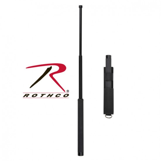 ROTHCO EXPANDABLE STEEL BATON-TPU TIP/BLK - 26'' 