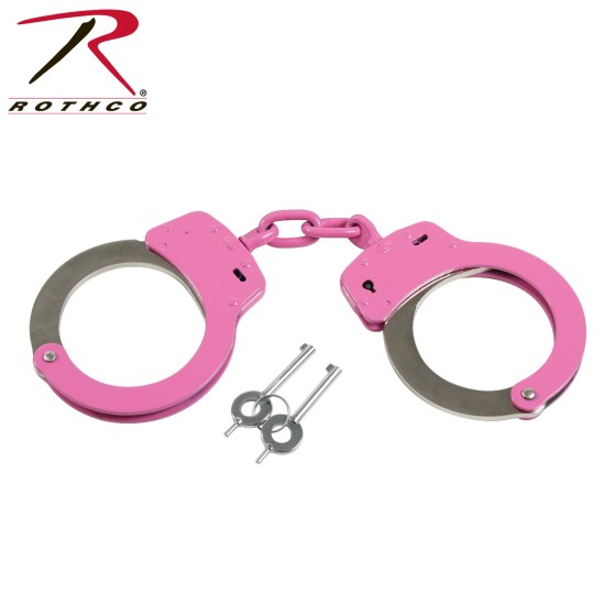 ROTHCO PINK HANDCUFFS W/ BELT LOOP POUCH   