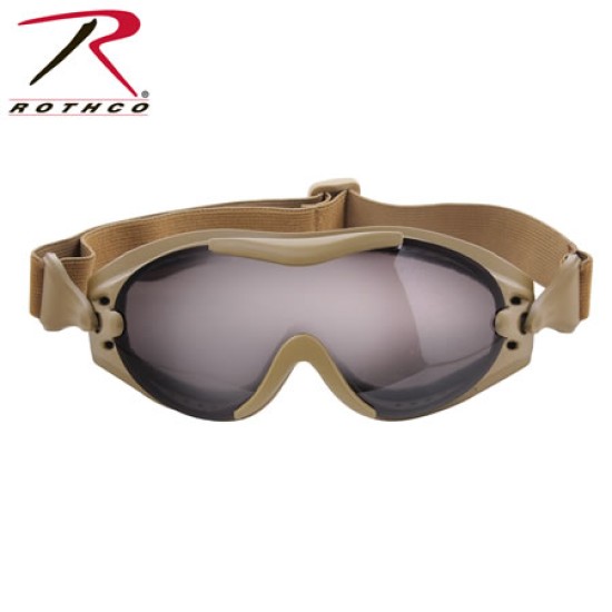 ROTHCO SWAT TEC SINGLE LENS TACT GOGGLE-COYOTE  