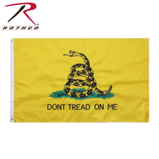 ROTHCO DELUXE DON'T TREAD ON ME FLAG / 3' X 5'  