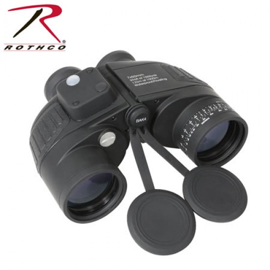 ROTHCO MILITARY TYPE BINOCULARS / 7 X 50 - BLACK