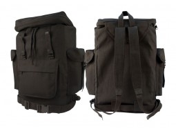 ROTHCO CANVAS EUROPEAN RUCKSACK - BLACK