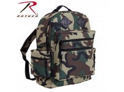 ROTHCO DELUXE DAY PACK - WOODLAND CAMO 