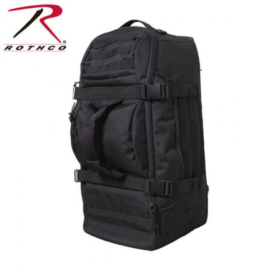 ROTHCO 3 IN 1 CONVERTIBLE MISSION BAG - BLACK   