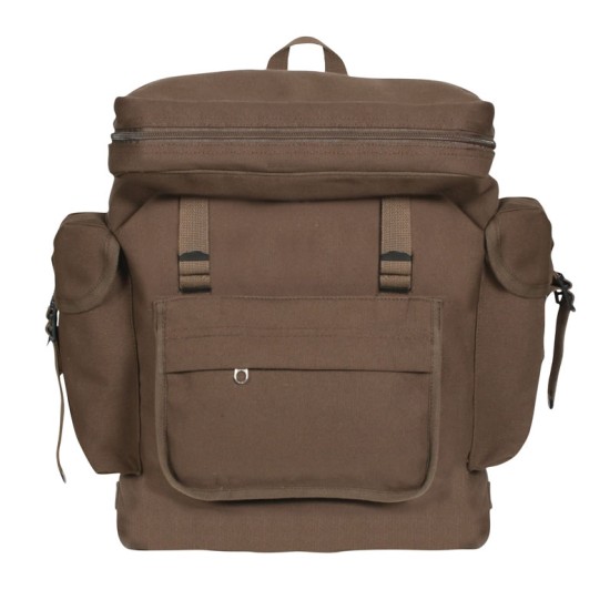 ROTHCO CANVAS EUROPEAN RUCKSACK - EARTH BROWN   