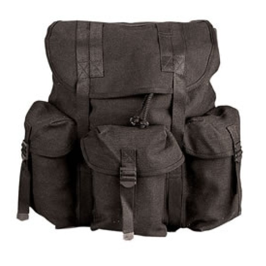 ROTHCO CANVAS G.I. STYLE SOFT PACK - BLACK 