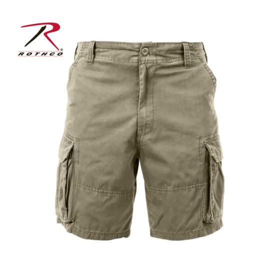 ROTHCO VINTAGE INFANTRY SHORTS - KHAKI 