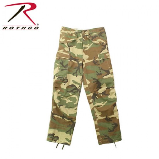 ROTHCO VINTAGE M-65 FIELD PANTS - WOODLAND CAMO 