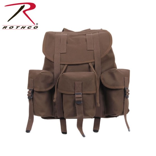 ROTHCO CANVAS G.I. STYLE SOFT PACK - EARTH BROWN