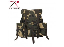 ROTHCO CANVAS G.I. STYLE SOFT PACK-WOODLAND CAMO