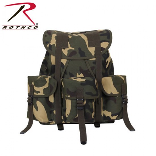 ROTHCO CANVAS G.I. STYLE SOFT PACK-WOODLAND CAMO