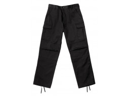 ROTHCO RELAXED FIT ZIPPER FLY BDU PANT - BLACK  