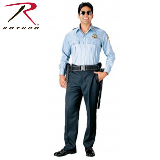 ROTHCO LONG SLEEVE UNIFORM SHIRT / LIGHT BLUE   