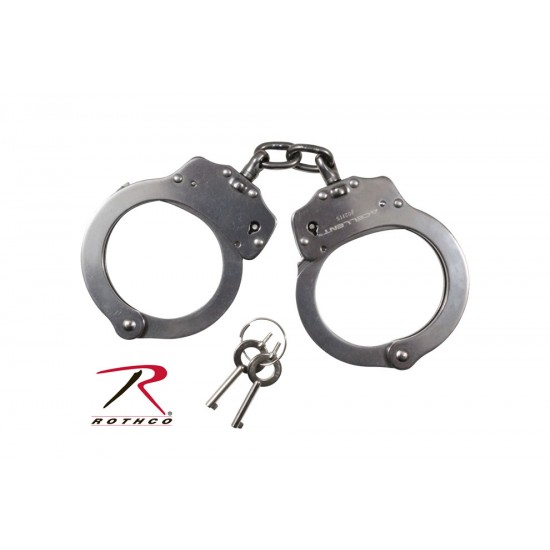 ROTHCO NIJ APPROVED STAINLESS STEEL HANDCUFFS   