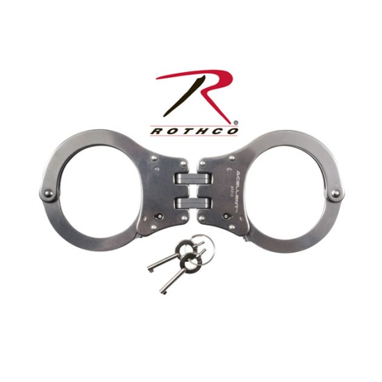 ROTHCO NIJ APPROVED S/S HINGED HANDCUFFS   