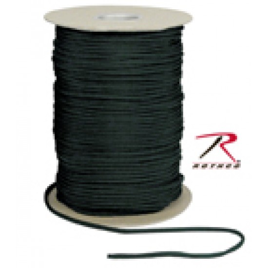 ROTHCO NYLON PARACORD 550LB 600 FT SPOOL/BLACK  