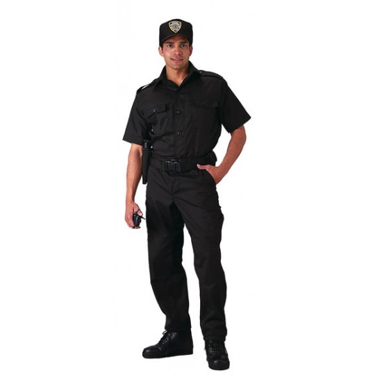 ROTHCO S/S TACTICAL SHIRT - BLACK 