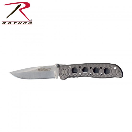 S&W EXTREME OPS KNIFE-SILVER (CK105H)  