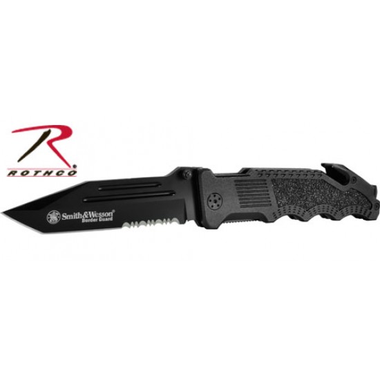 S&W BORDER GUARD RESCUE KNIFE(SWBG2TS) 