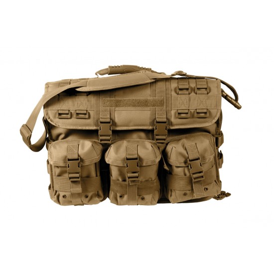 ROTHCO MOLLE TACTICAL LAPTOP / BRIEFCASE-COYOTE 