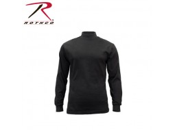 ROTHCO MOCK TURTLENECK - BLACK