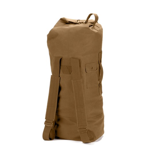 ROTHCO DOUBLE STRAP DUFFLE BAG - COYOTE