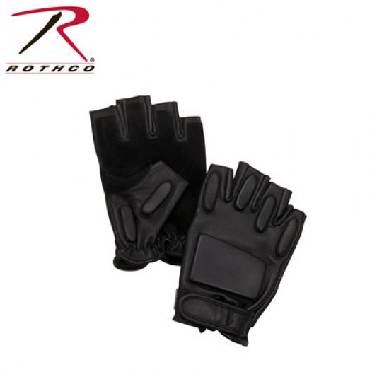 ROTHCO FINGERLESS RAPPELLING GLOVES-BLACK  