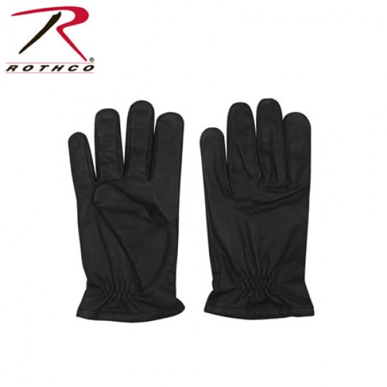 ROTHCO LEATHER CUT RESISTANT GLOVES - BLACK