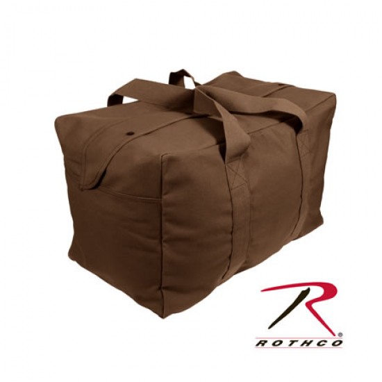 ROTHCO CANVAS PARACHUTE CARGO BAG - EARTH BROWN 