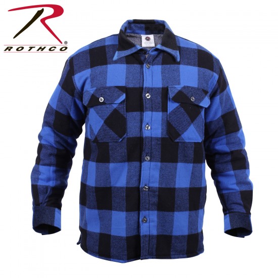 ROTHCO BUFFALO PLAID SHERPA LINED JACKET   