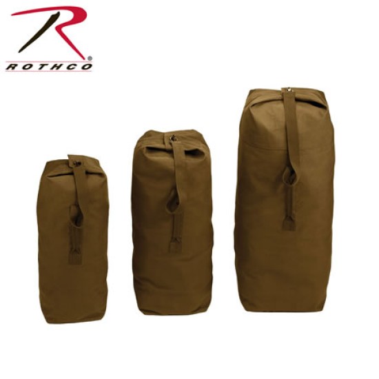 ROTHCO TOP LOAD CANVAS DUFFLE / 25''X42'' - COYOTE