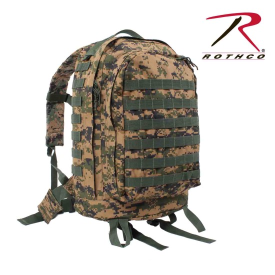 ROTHCO MOLLE II 3-DAY ASSAULT PACK-WOODLAND DIGI