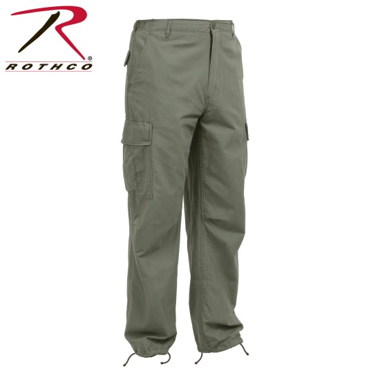 ROTHCO VINTAGE R/S VIETNAM FATIGUE PANT - OD    