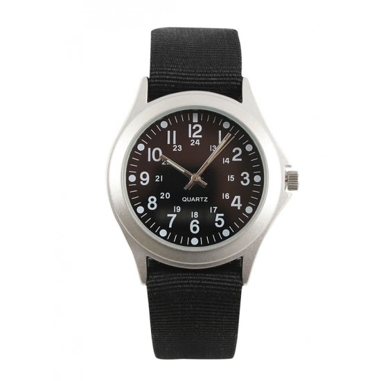 ROTHCO MILITARY STYLE QUARTZ WATCH - BLACK 