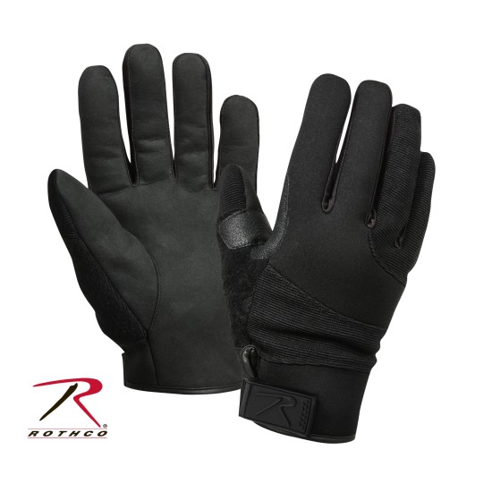 ROTHCO COLD WEATHER STREET SHIELD GLOVES-BLACK  