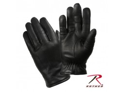 ROTHCO COLD WEATHER LEATHER POLICE GLOVES-BLACK 