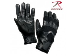 ROTHCO COLD WEATHER LEATHER SHOOTING GLOVES-BLK 