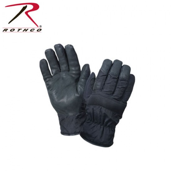 ROTHCO COLD WEATHER NYLON GLOVES - BLACK   