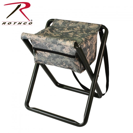 ROTHCO DELUXE STOOL W/POUCH - ACU DIGITAL CAMO  