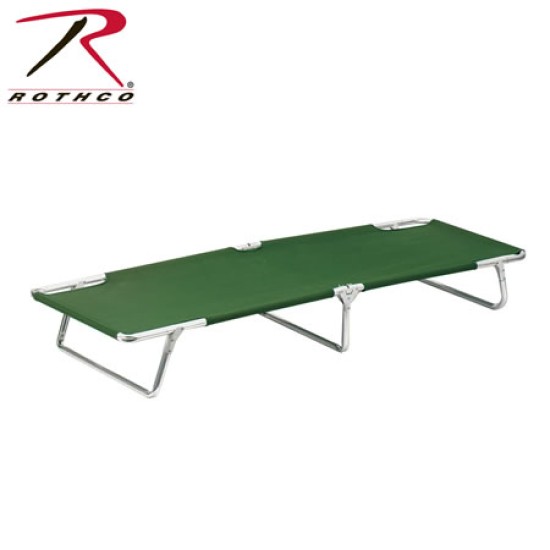 ROTHCO ALUMINUM CAMP COT - OLIVE DRAB  