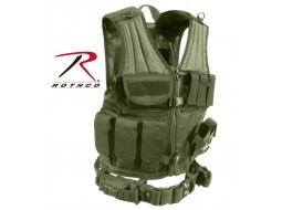 ROTHCO TACTICAL CROSS DRAW VEST - OD   