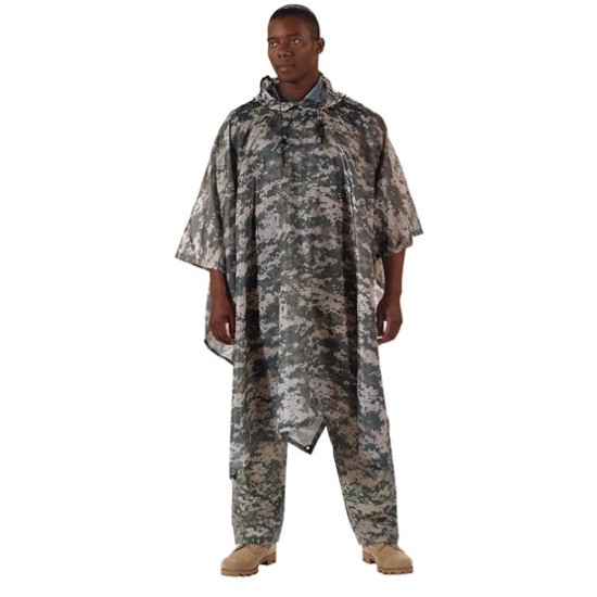 ROTHCO R/S PONCHO - ACU DIGITAL CAMO   