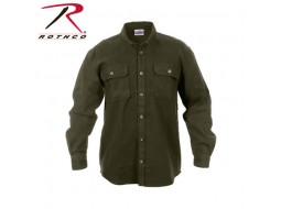 ROTHCO HEAVY WEIGHT FLANNEL SHIRT - OLIVE DRAB  