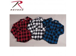 ROTHCO HEAVY WEIGHT PLAID FLANNEL SHIRT