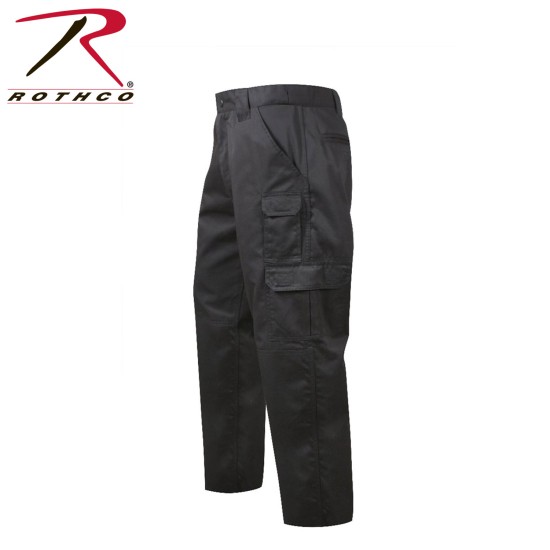 ROTHCO BLACK R/S TACTICAL DUTY PANTS   